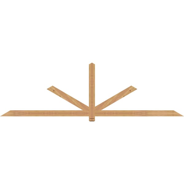 Ekena Millwork Kennewick Timber Gable Bracket, Western Red Cedar, 108"W x 31 1/2"H x 1 1/2"D x 3 1/2"F, 7/12 Pitch GBW108X31X0204KEN00SWR - main